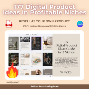 177 Digital Product Ideas in Profitable Niches
