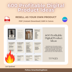600 Profitable Digital Product Ideas