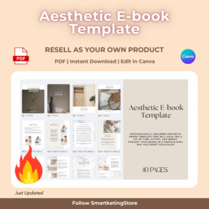 Aesthetic E-book Template
