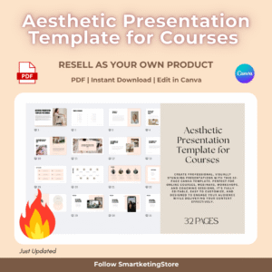 Aesthetic Presentation Template for Courses