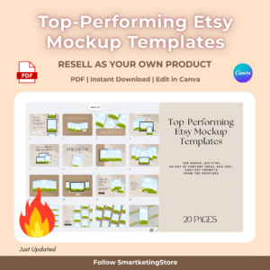 Top-Performing Etsy Mockup Templates