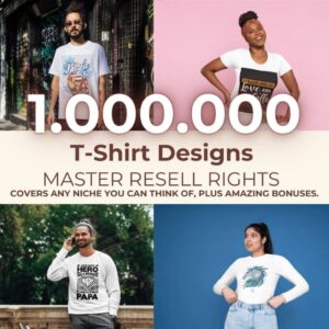 1 Millions T-Shirt Designs - MRR