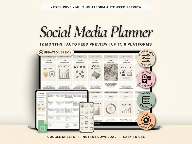 Social Media Planner – View 1