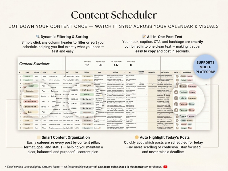 Social Media Planner – View 4